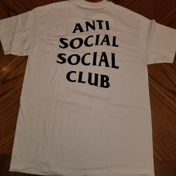 Antisocial social club white logo tee - Picture 2 of 4